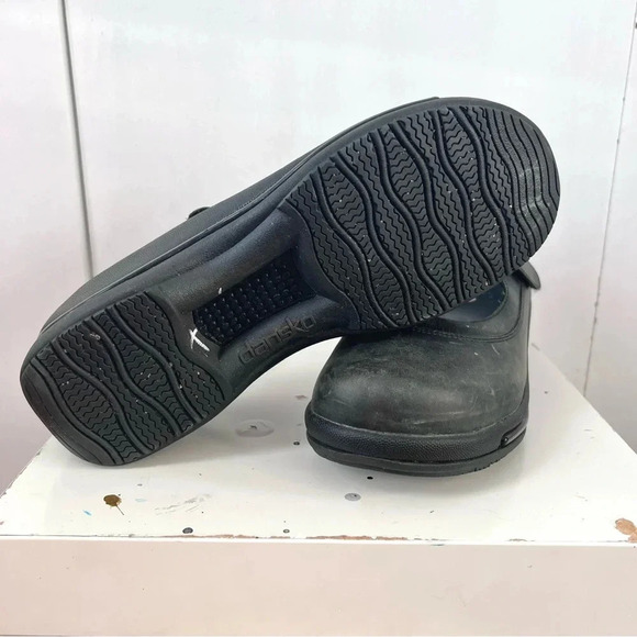 Dansko Loafer Chunky Mary Jane Shoe Oiled Leather Comfort Work Shoe W 41/10.5 - Picture 7 of 9